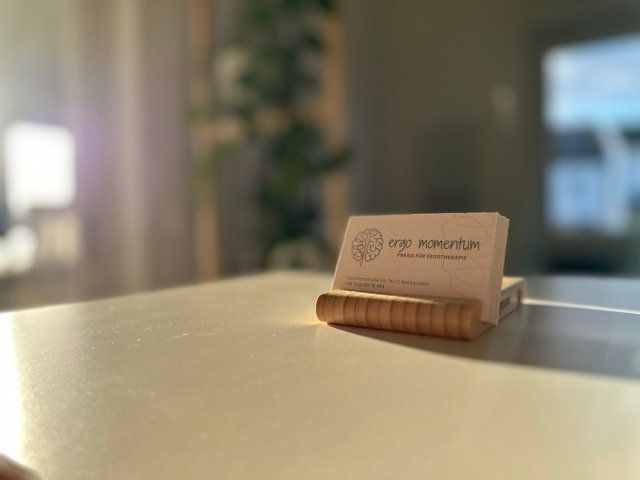 Visitenkarte am Empfang