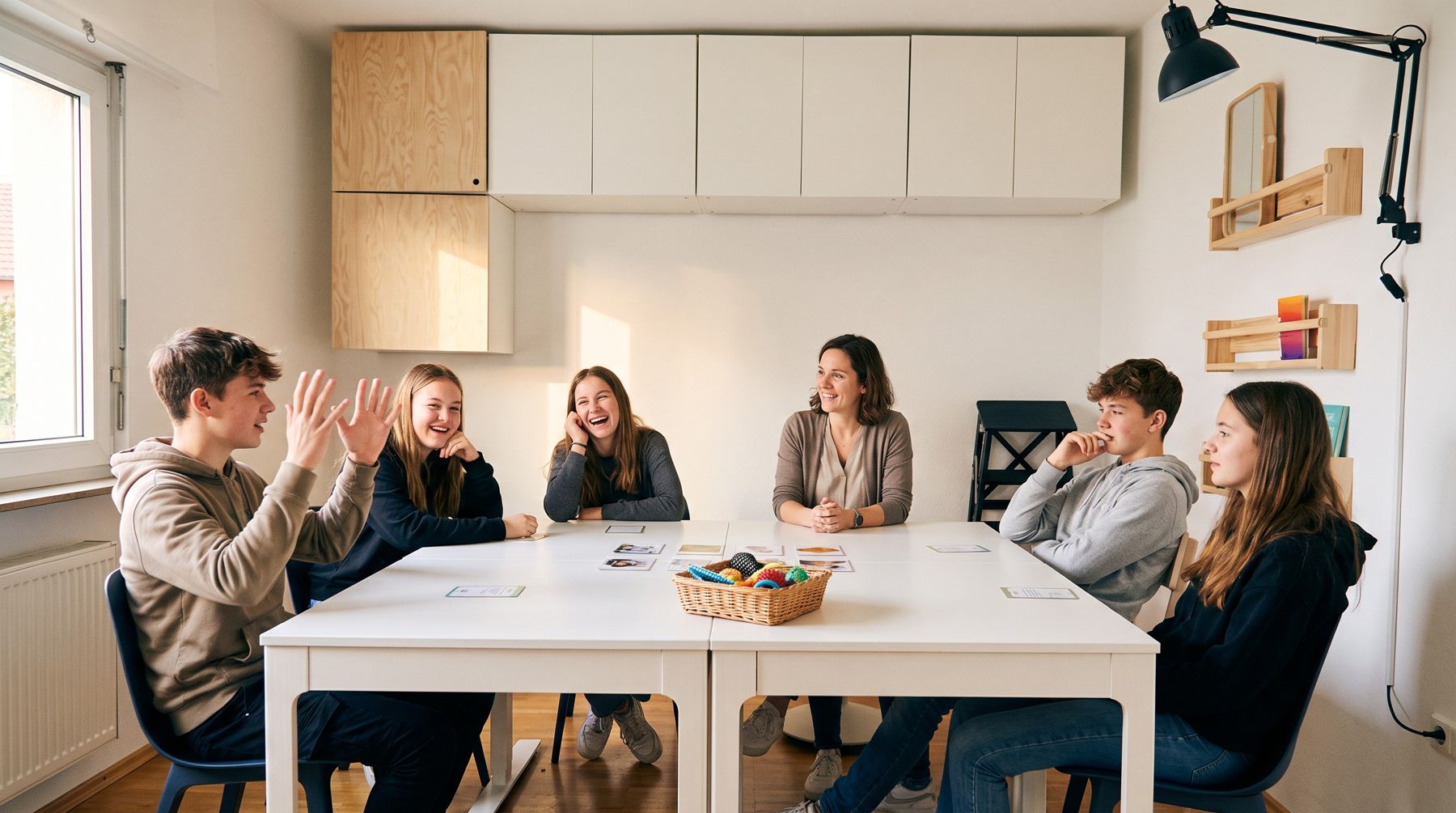 Jugendliche im sozialen Kompetenztraining